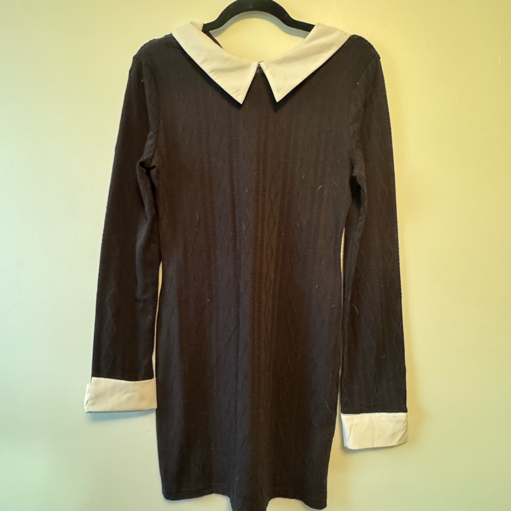 Classic Black and White Dress